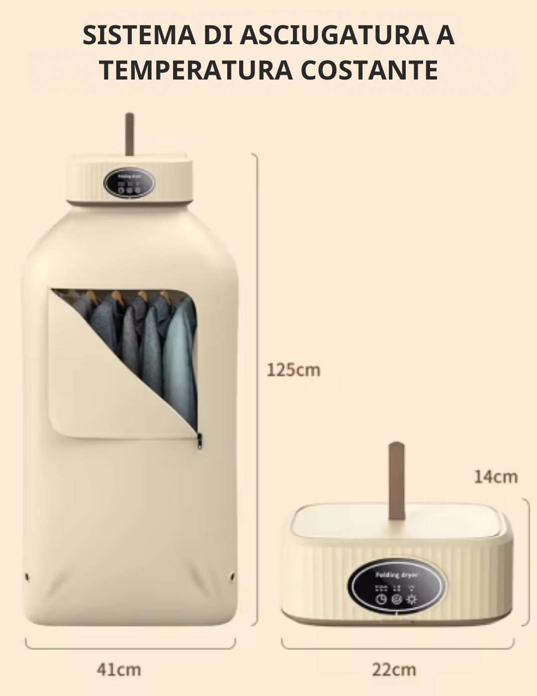 (30% DI SCONTO) Asciugatrice Portatile