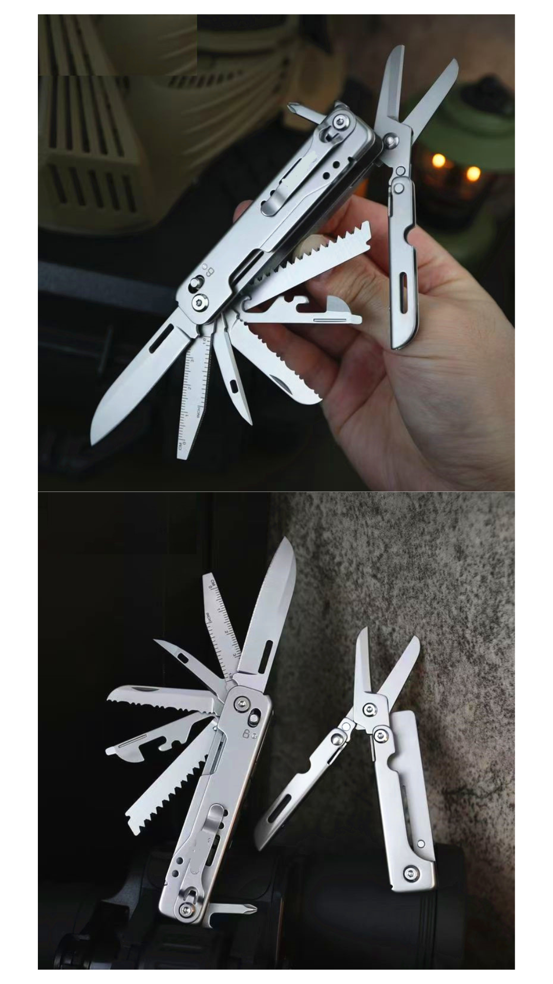 (Offerta speciale: -30%) Kit Multiuso Professionale per Sopravvivenza e Campeggio !!