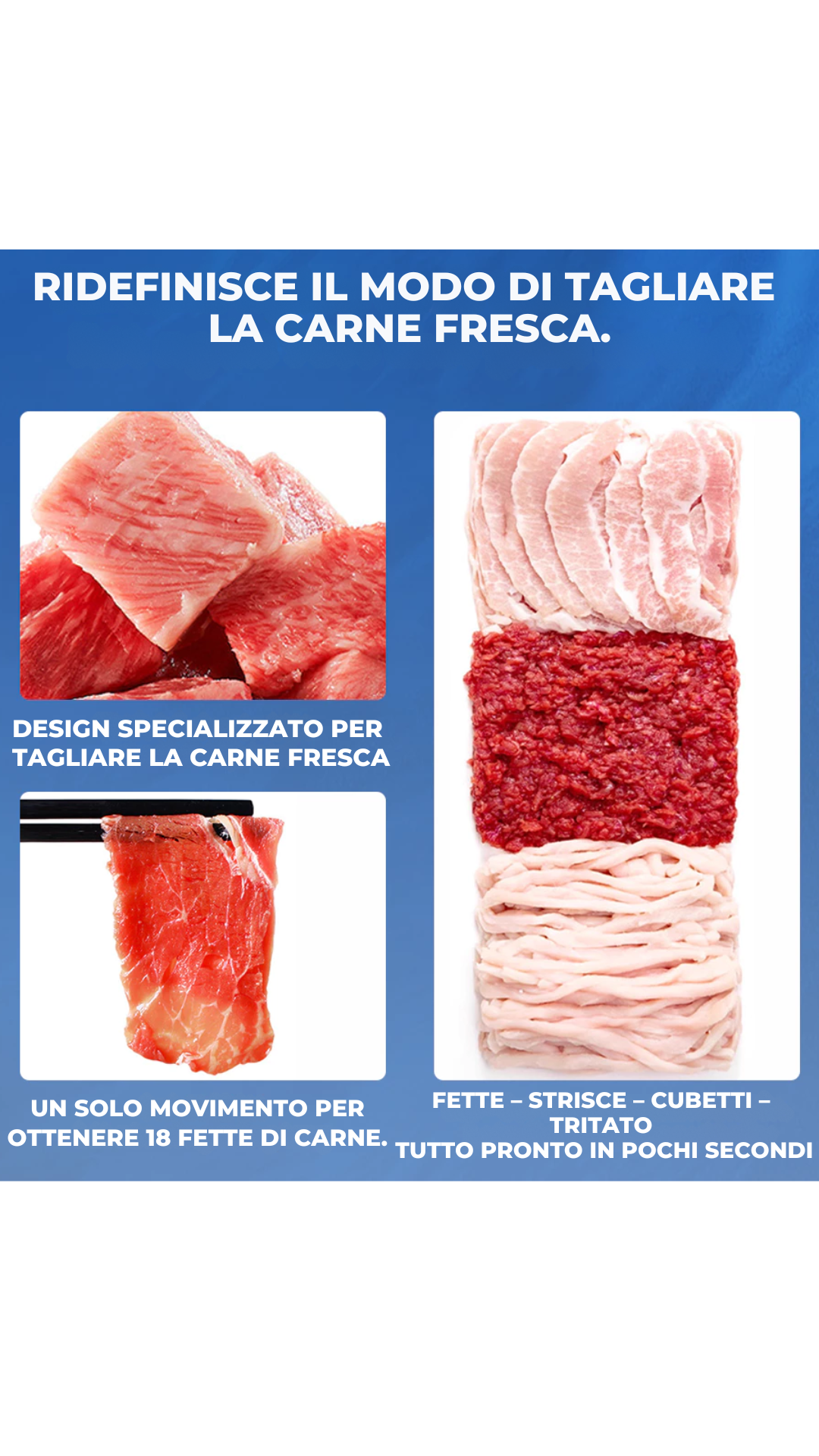 (Offerta speciale: -30%) Affettatore Manuale per Carne