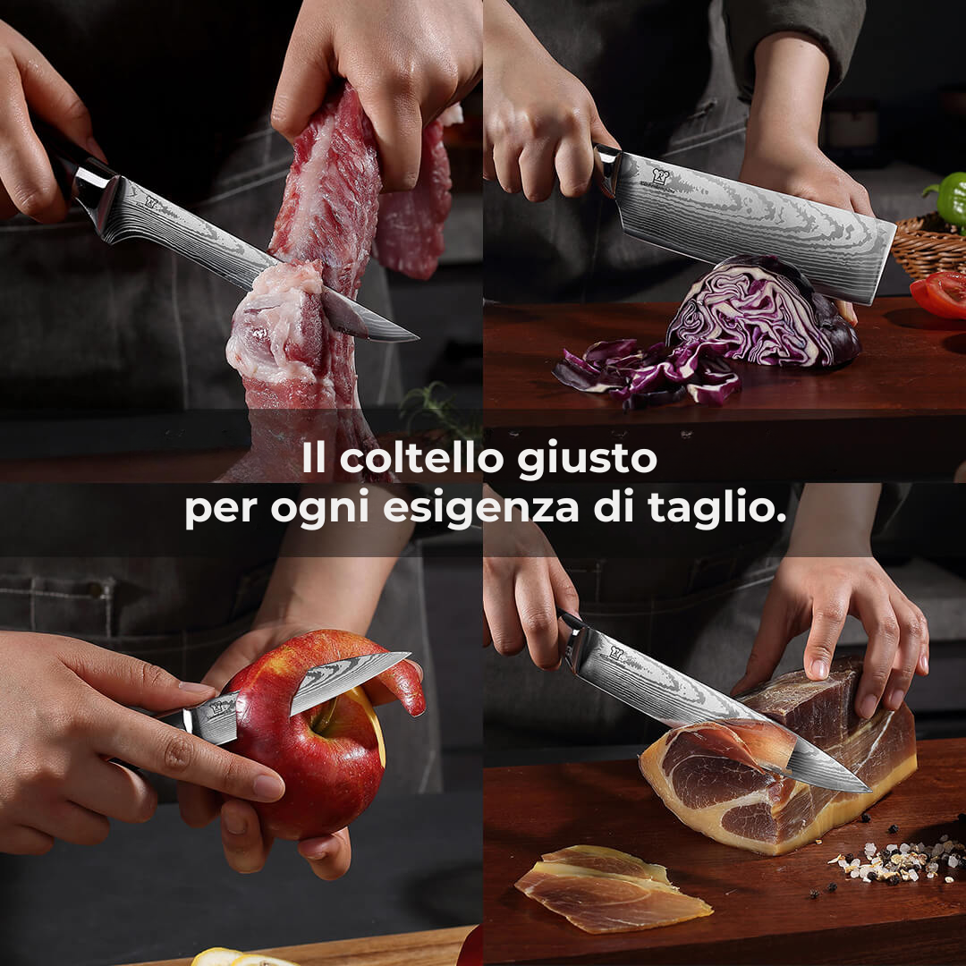 Set di Coltelli da Cucina Giapponesi – 8 Pezzi