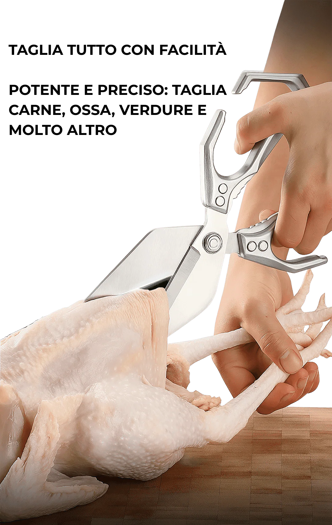 (Offerta speciale: -30%) ✂️ Forbici Multiuso in Acciaio SK5 – Potenza in Ogni Taglio!!!!