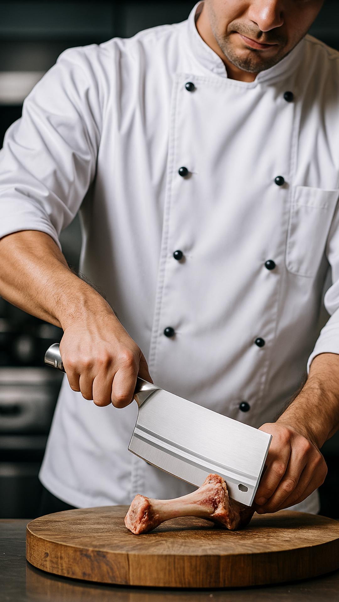 (Offerta speciale: -30%)  Mannaia Professionale in Acciaio Inossidabile !!!!