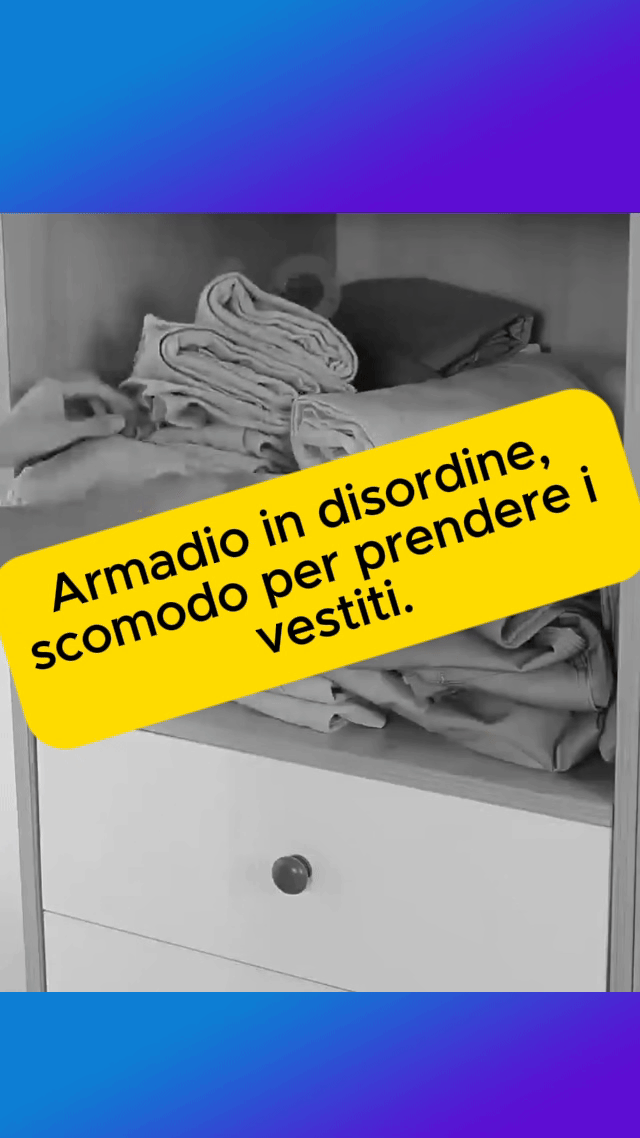 Scatola portaoggetti in tessuto per abiti e biancheria/reggiseni, pieghevole e di grande capacità.
