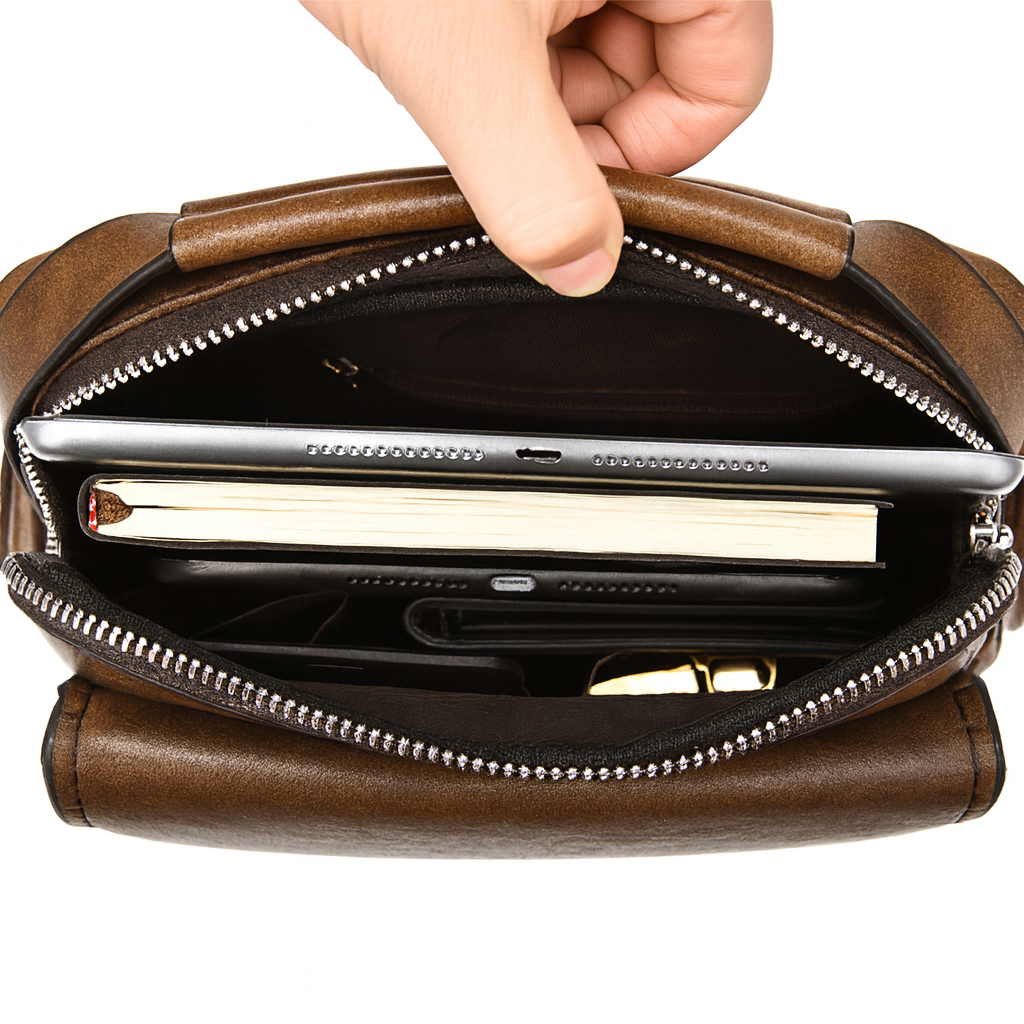 Borsa a tracolla in pelle di alta qualità