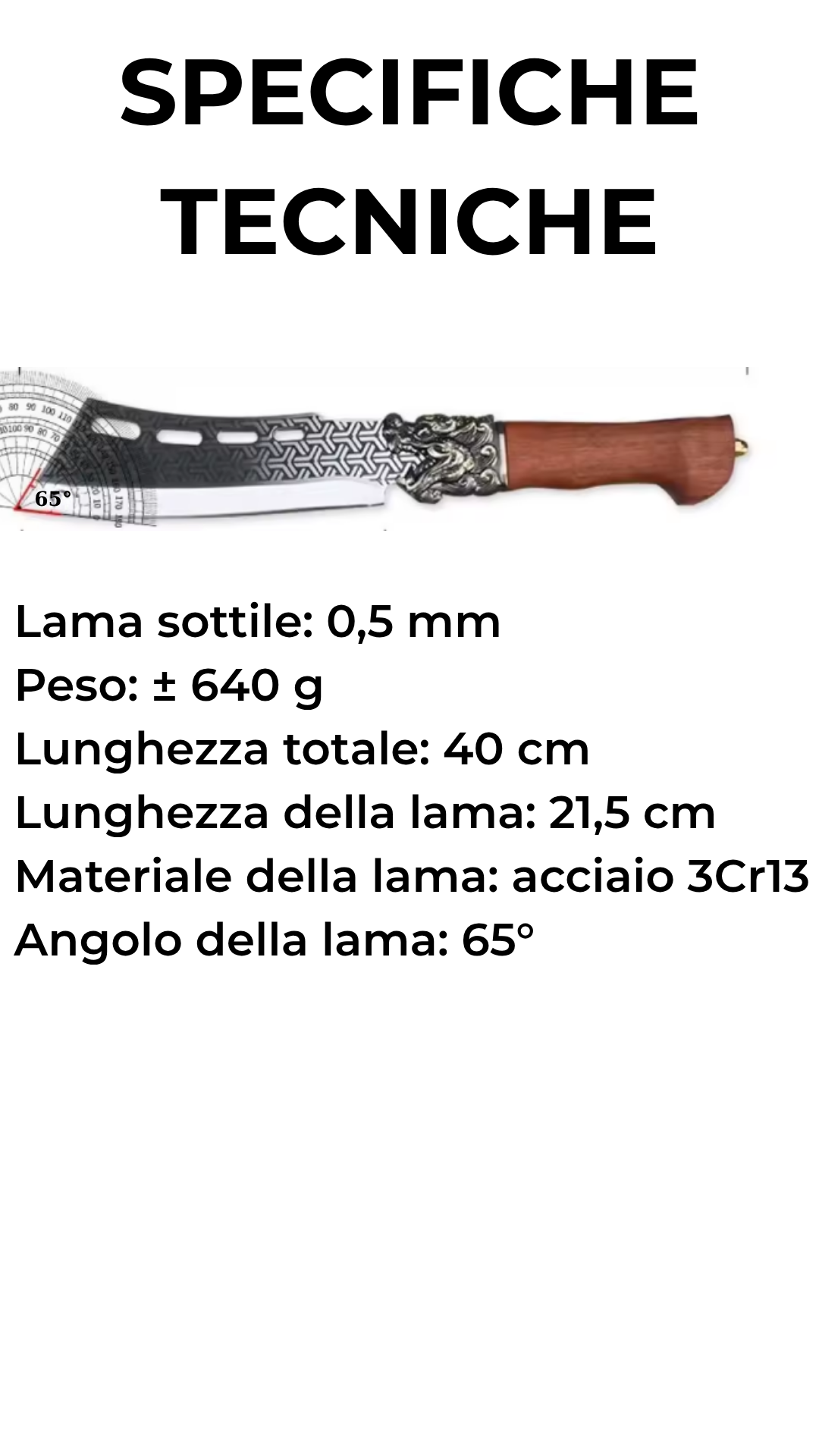 (Offerta speciale: -30%) Coltello da Cucina Multifunzionale Con Motivo di Drago !!
