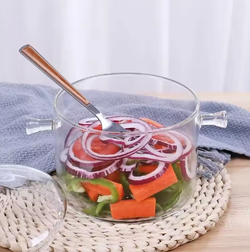 (Sconto del 30%) Casseruola in vetro trasparente