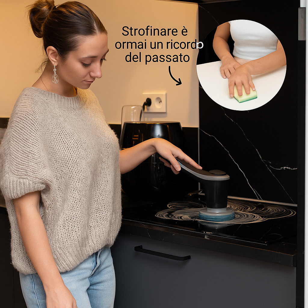 (30% di sconto) Spazzola elettrica per la pulizia Achaté