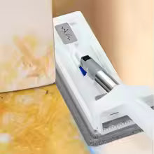 Mocio per pavimenti con secchio – Sistema di pulizia rotante a 360° con raschietto di drenaggio