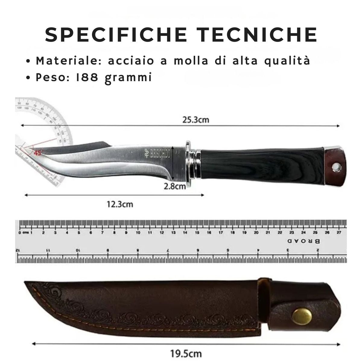 Coltello da Disosso Professionale in Acciaio Premium