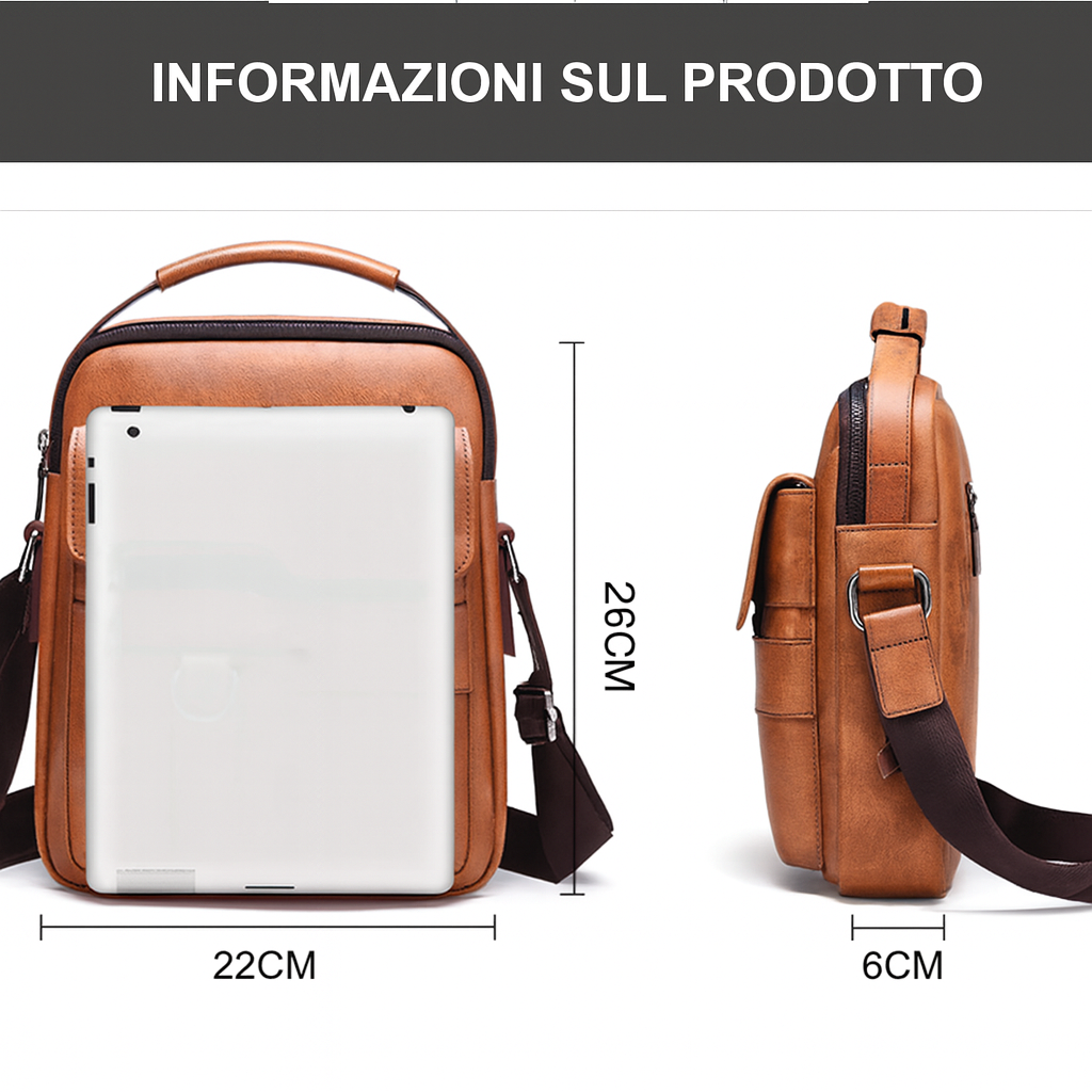 Borsa a tracolla in pelle di alta qualità