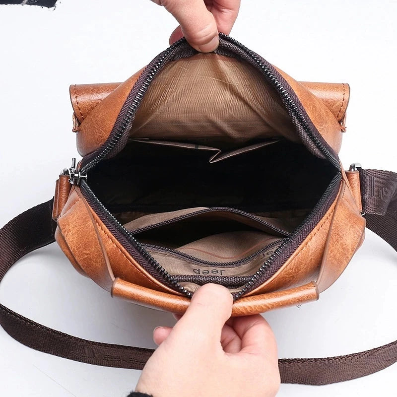 Borsa a tracolla in pelle di alta qualità