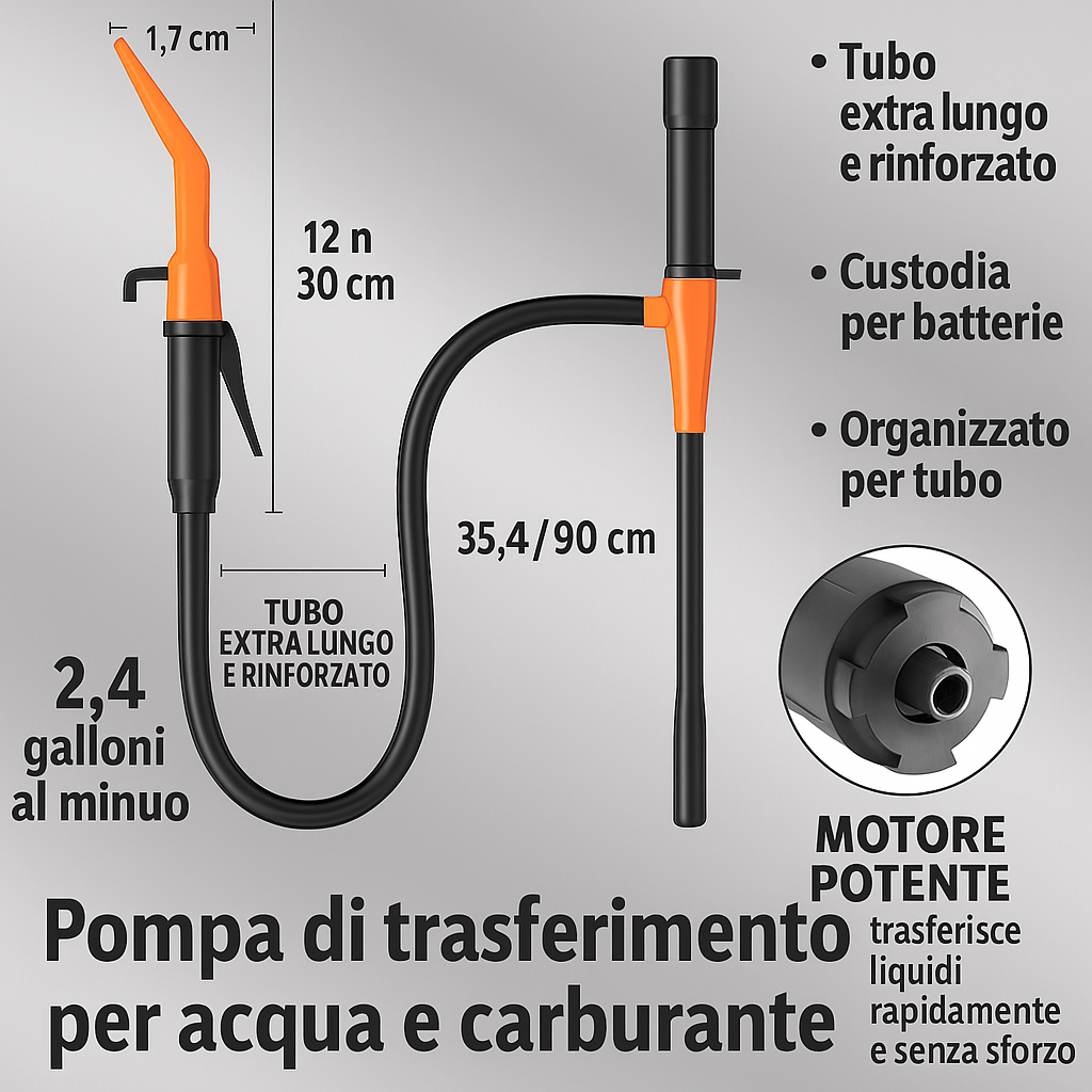 (30% di sconto) Pompa elettrica portatile per olio
