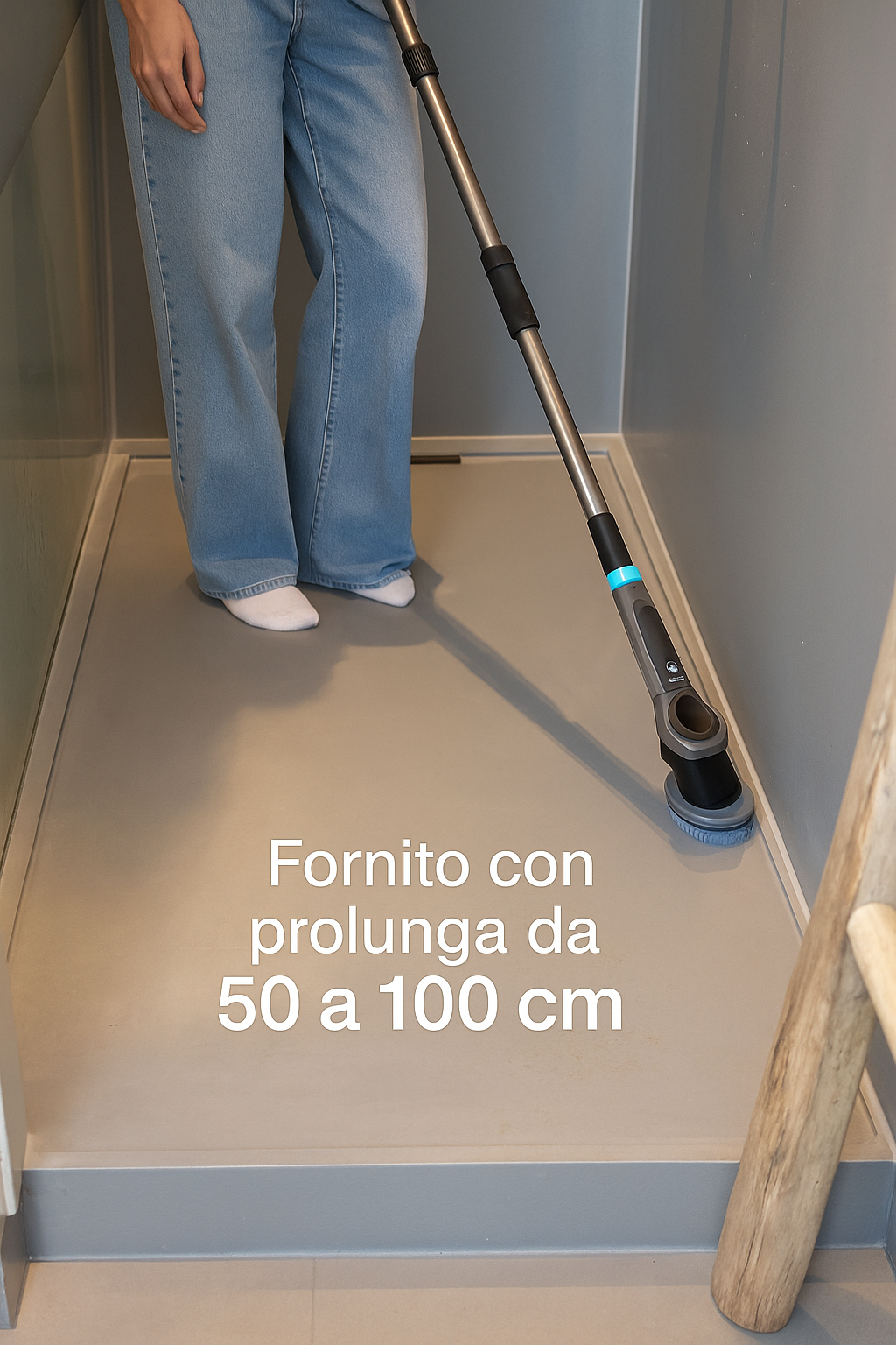 (30% di sconto) Spazzola elettrica per la pulizia Achaté