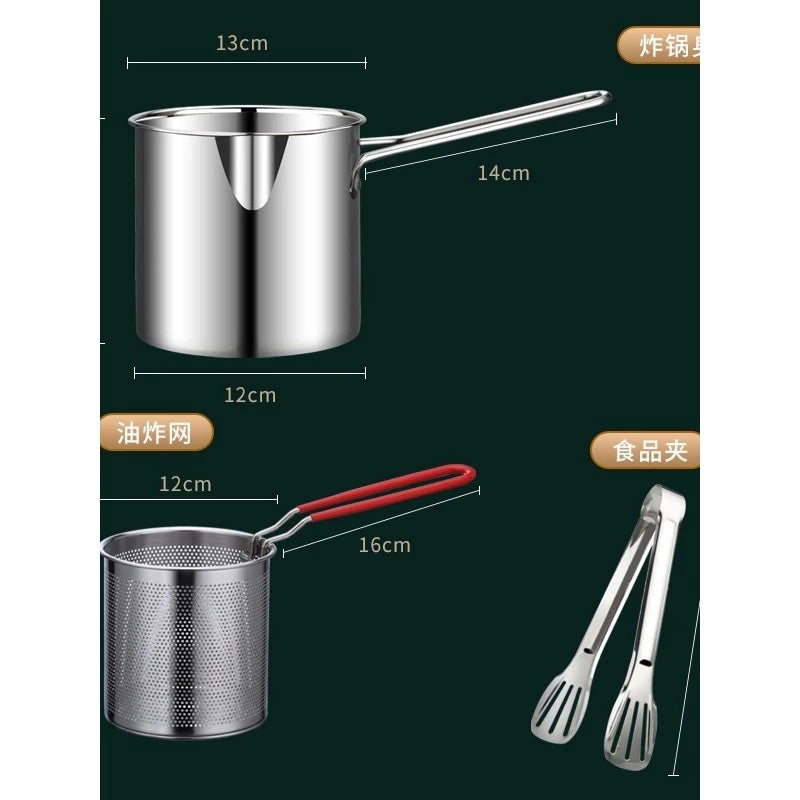 (Sconto del 30%) Padella Fritta in Acciaio Inossidabile