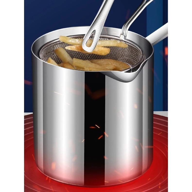 (Sconto del 30%) Padella Fritta in Acciaio Inossidabile