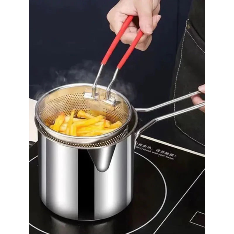 (Sconto del 30%) Padella Fritta in Acciaio Inossidabile